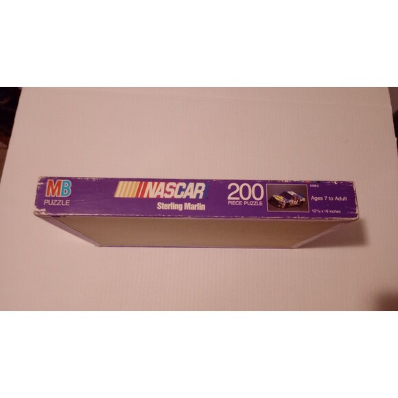 Vintage Sterling Martin 200 pcs Nascar Car Puzzle NOS - Picture 4 of 6
